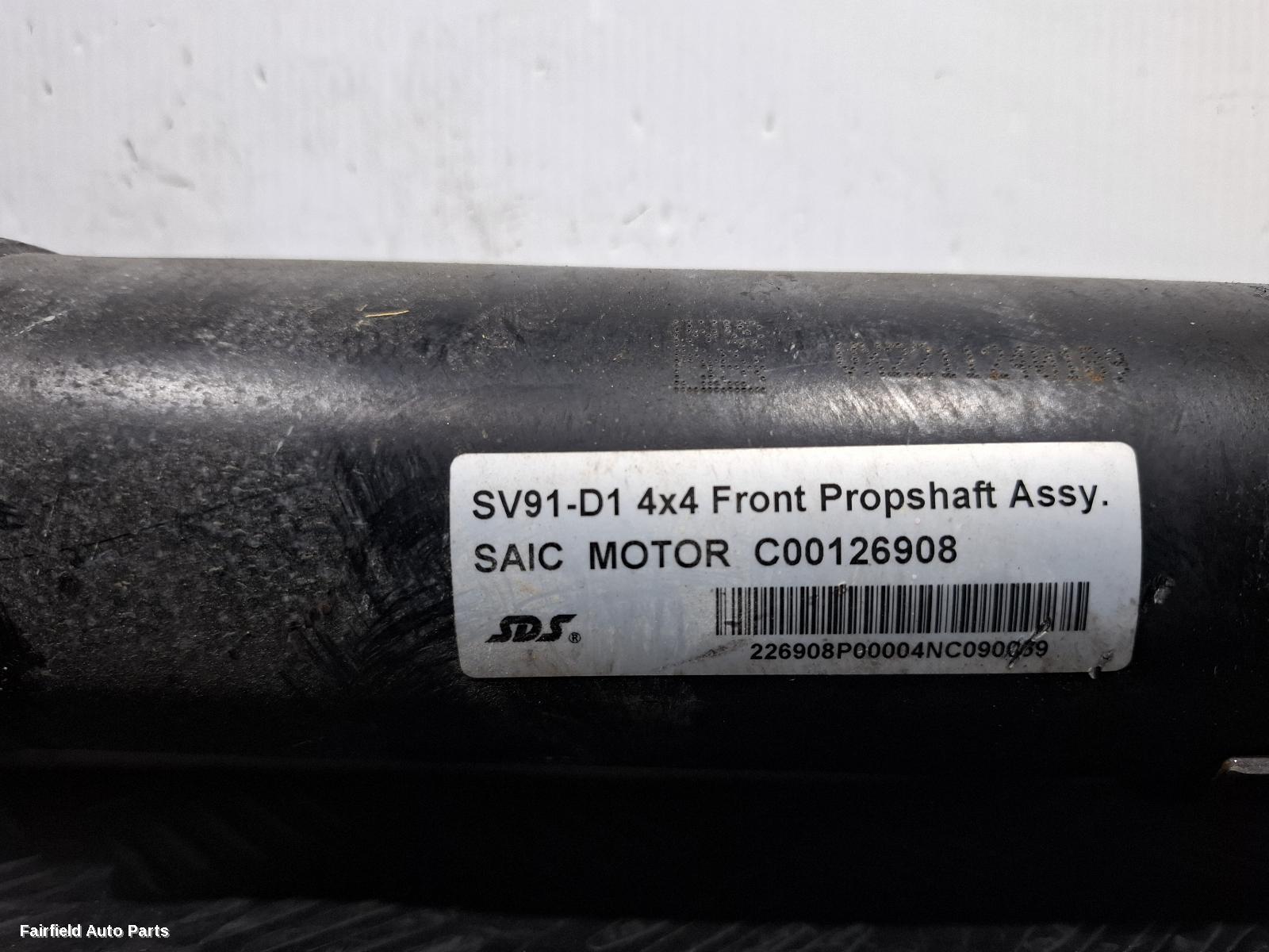 2020-2025 Ldv T60 Front Prop Shaft