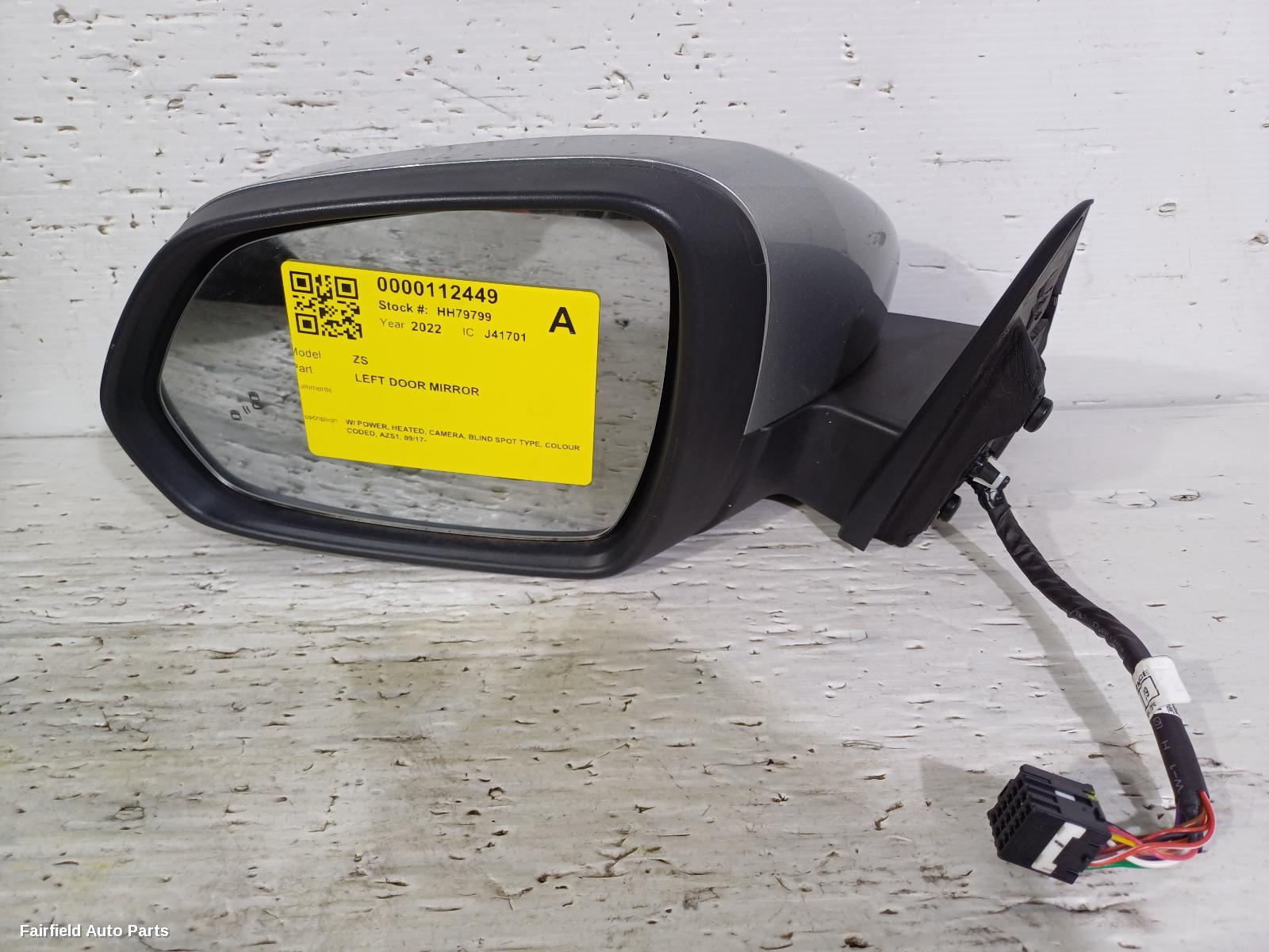 2017-2024 Mg Zs Left Door Mirror