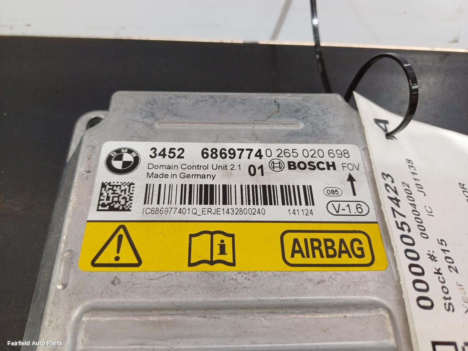 2011-2017 Bmw X3 Airbag Module Sensor