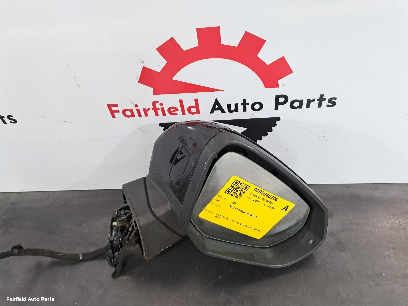 2019-2023 Audi Q3 Right Door Mirror