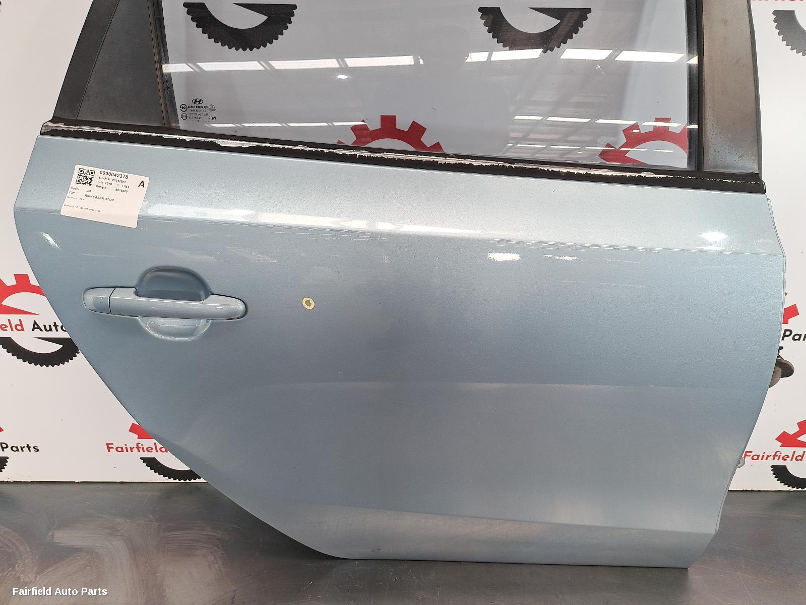 2009-2012 Hyundai I30 Right Rear Door Sliding
