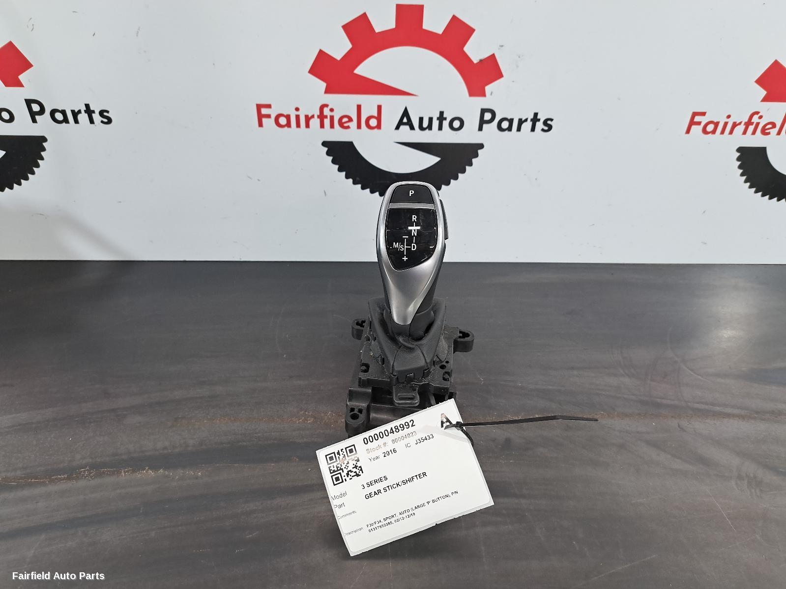 2012-2019 Bmw 3 Series Gear Stick Shifter