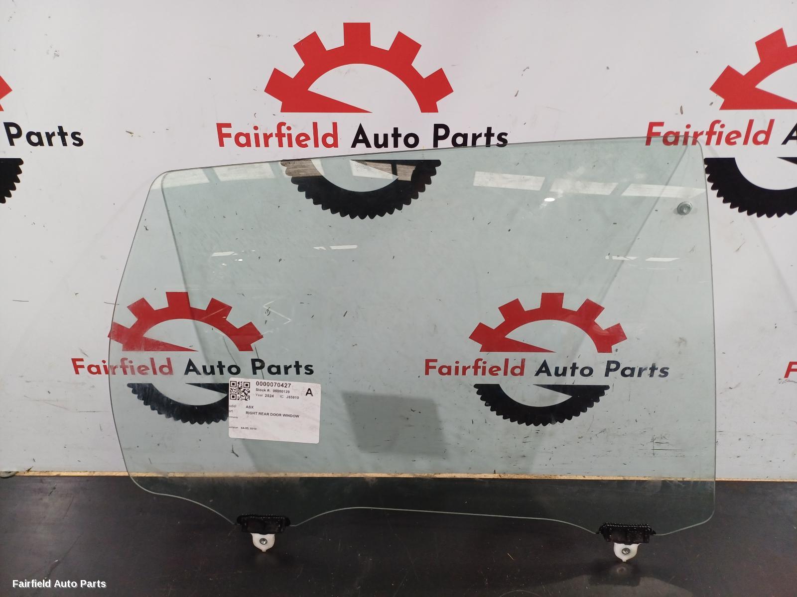 2010-2024 Mitsubishi Asx Right Rear Door Window