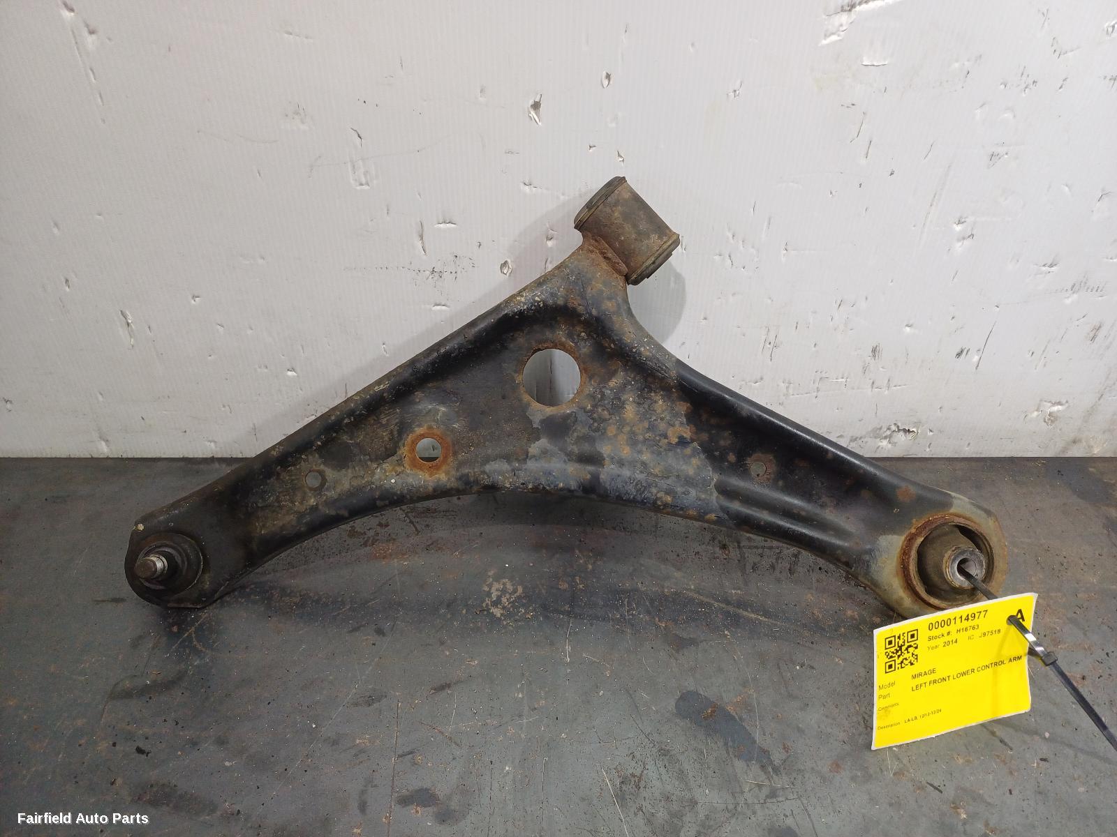 2012-2024 Mitsubishi Mirage Left Front Lower Control Arm