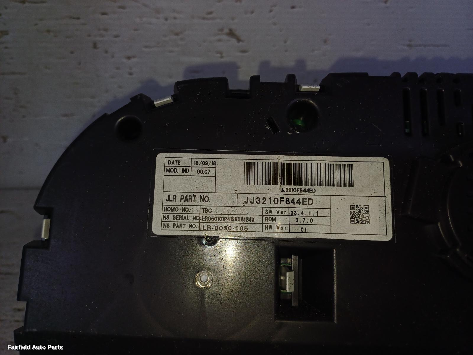 2015-2019 Land Rover Rangerover Evoque Instrument Cluster