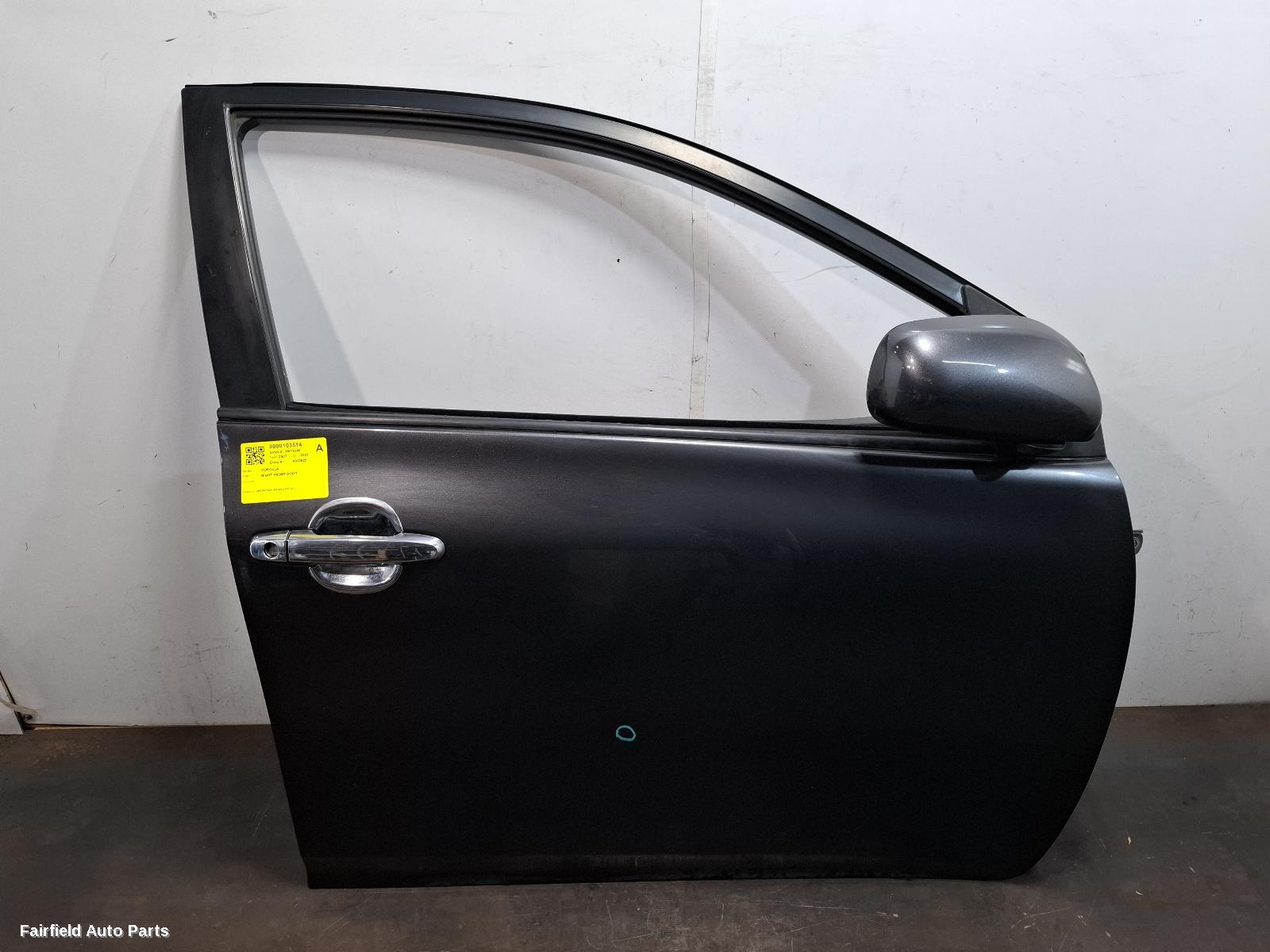 2007-2013 Toyota Corolla Right Front Door