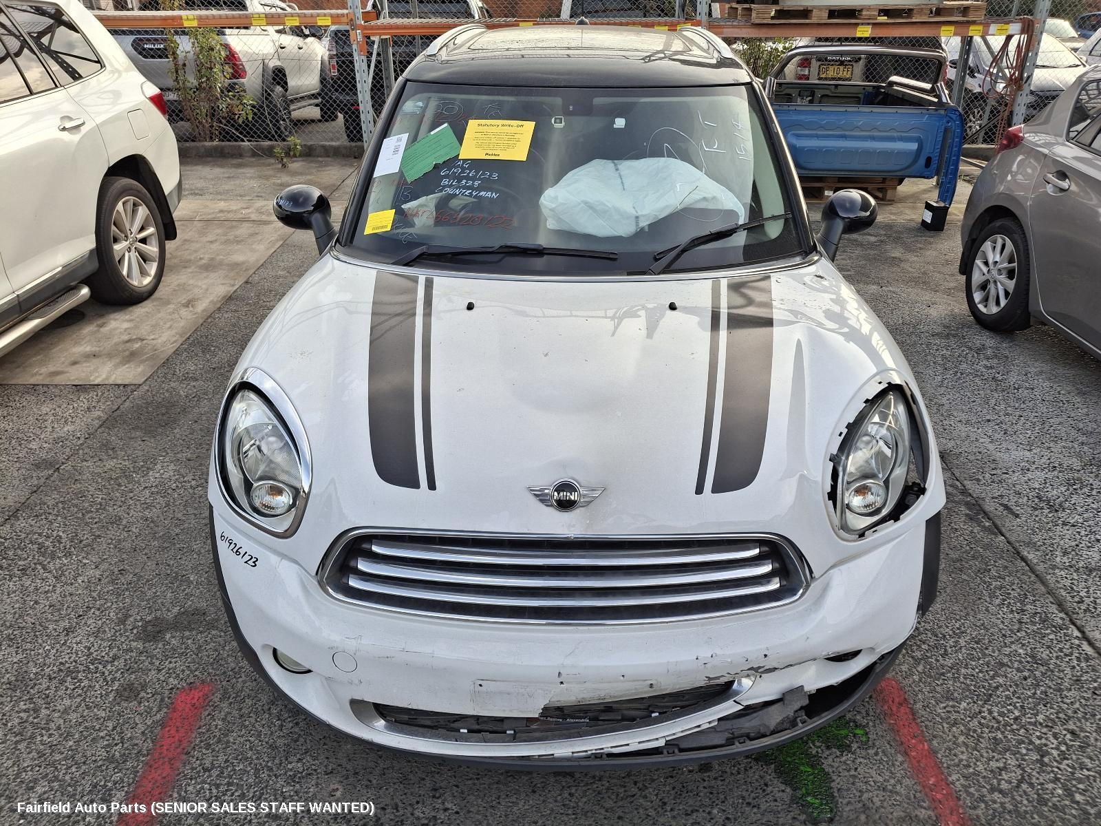 2012 Mini Cooper Right Headlamp