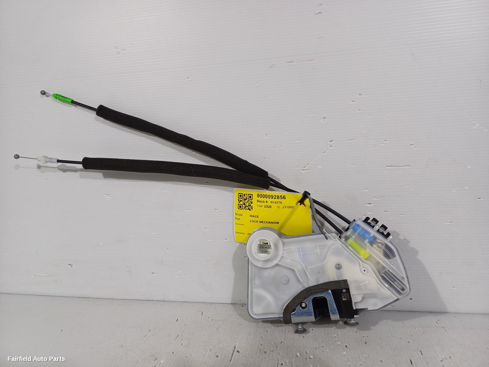 2019-2025 Toyota Hiace Door Boot Gate Lock