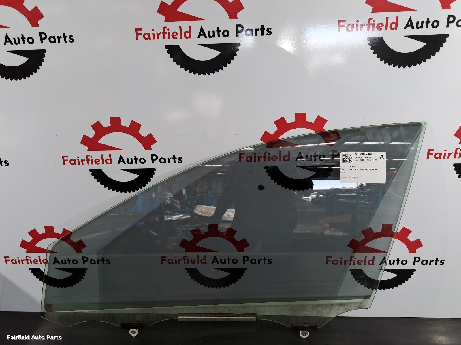 2012-2018 Toyota Rav4 Left Front Door Window