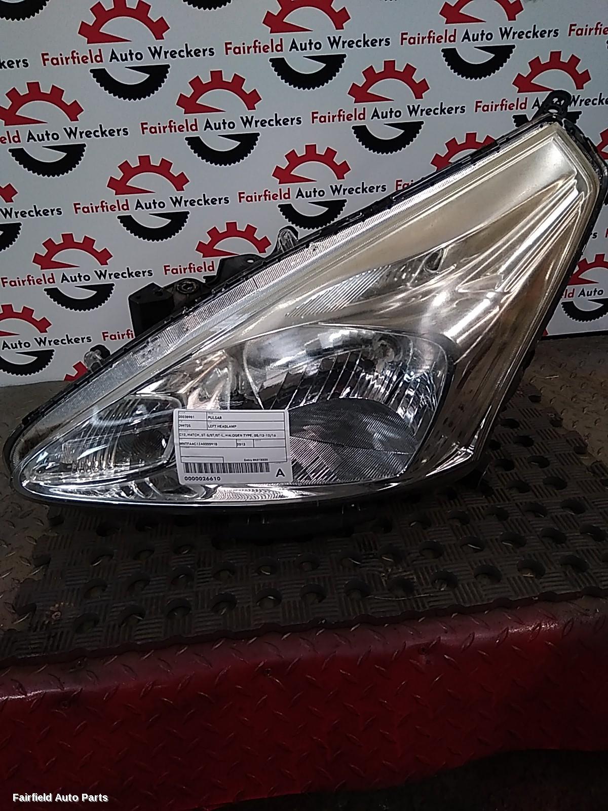 2013 Nissan Pulsar Left Headlamp