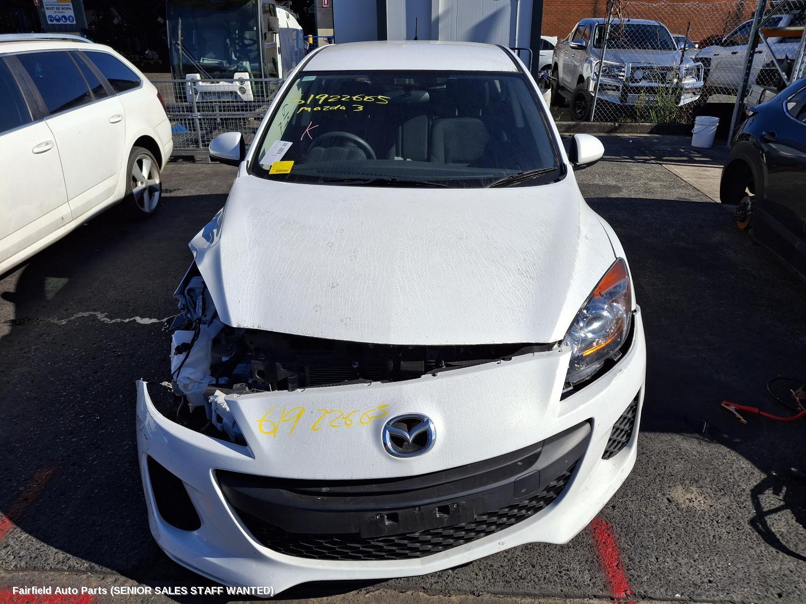 2009-2013 Mazda 3 Sunvisor