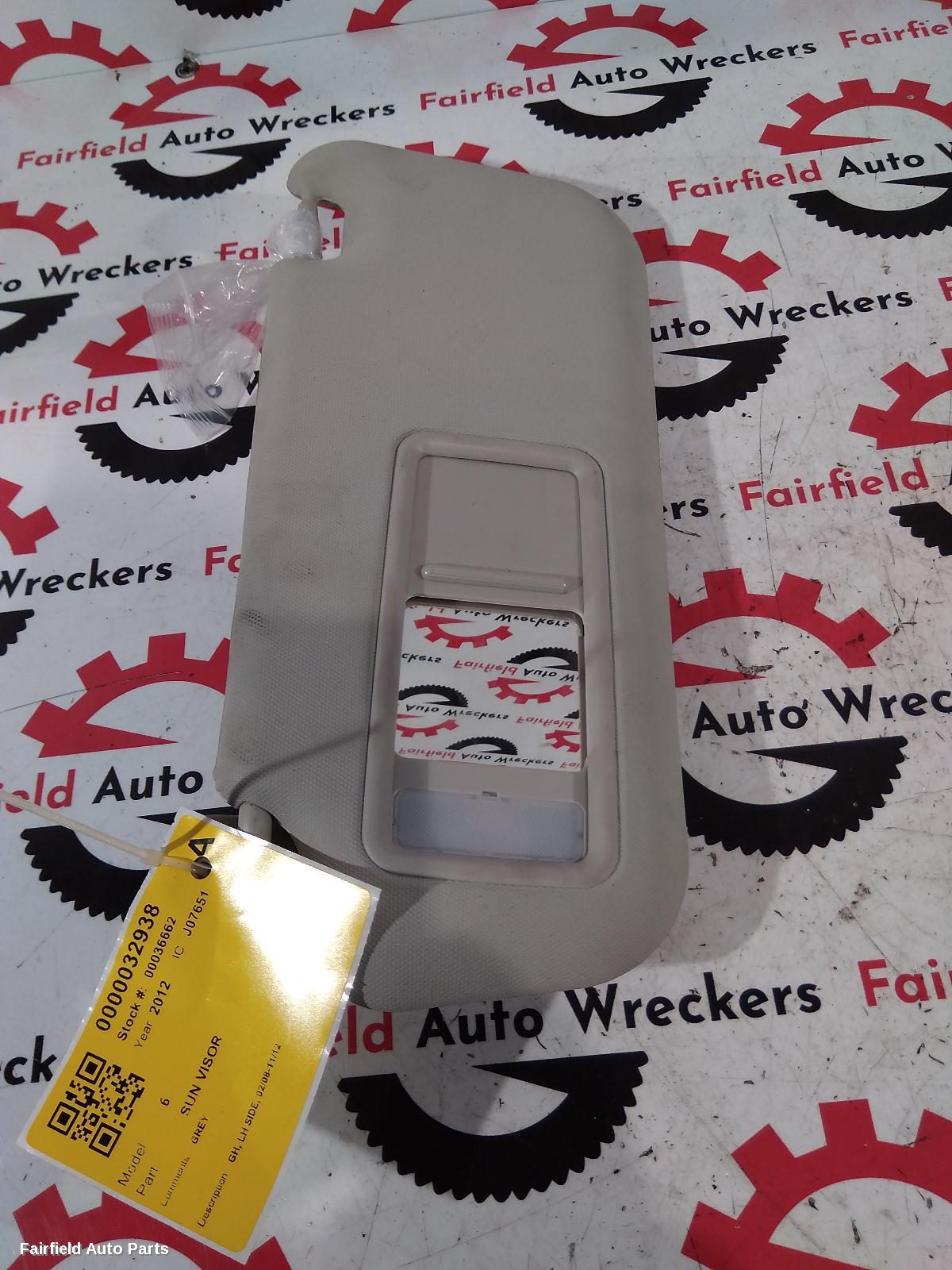 2008-2012 Mazda 6 Sunvisor