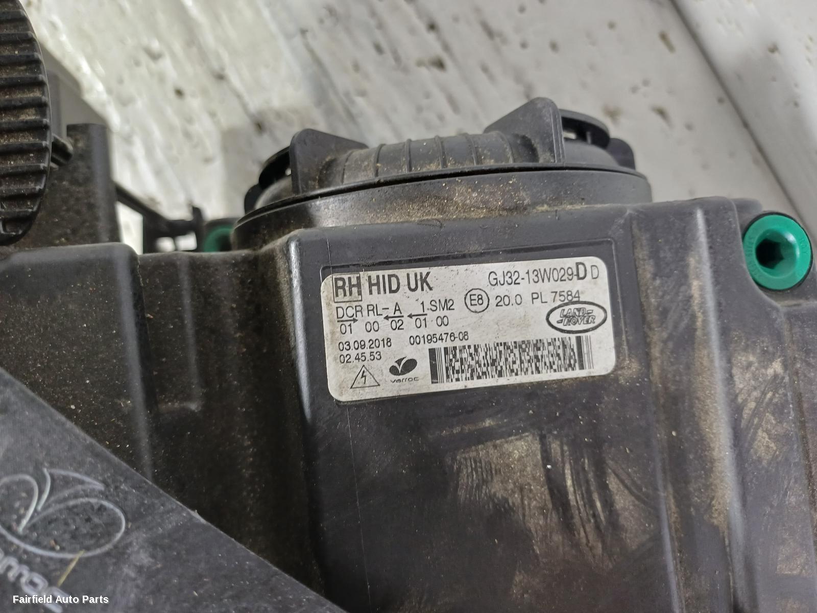 2015-2019 Land Rover Rangerover Evoque Right Headlamp