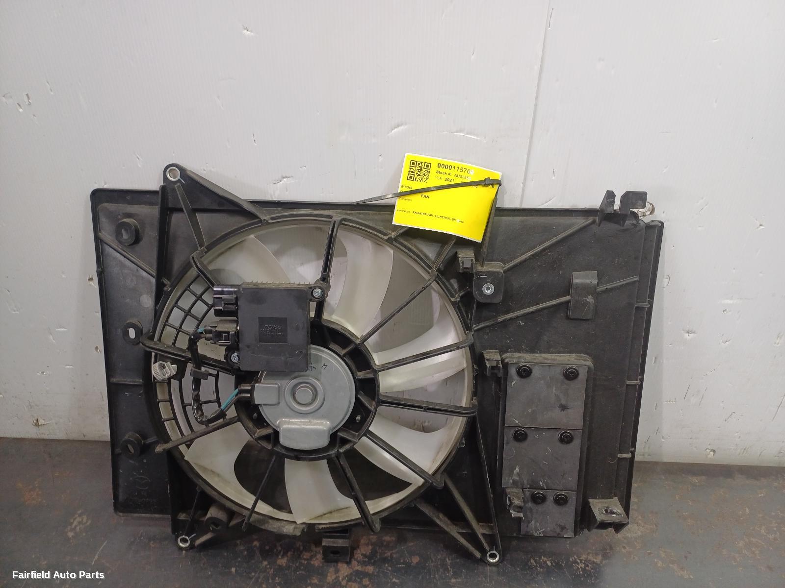 2015-2025 Mazda Cx3 Fan