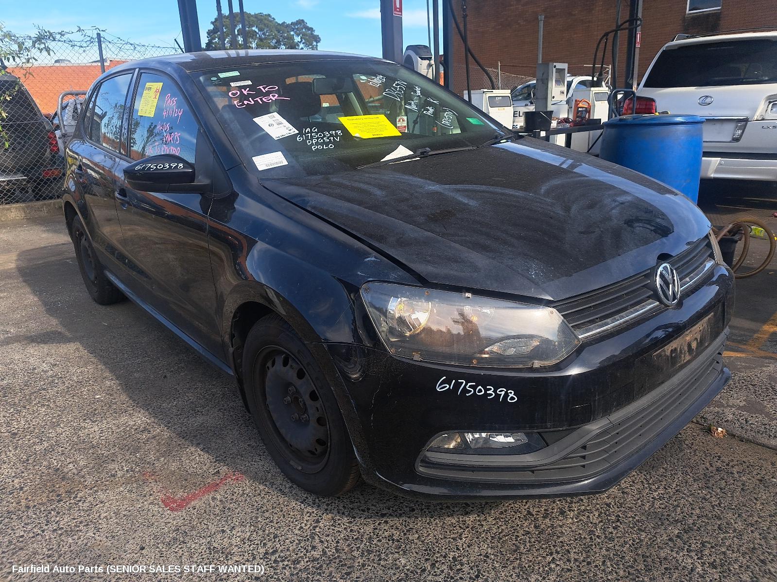 2017 Volkswagen Polo F Bar Reinforc Brack