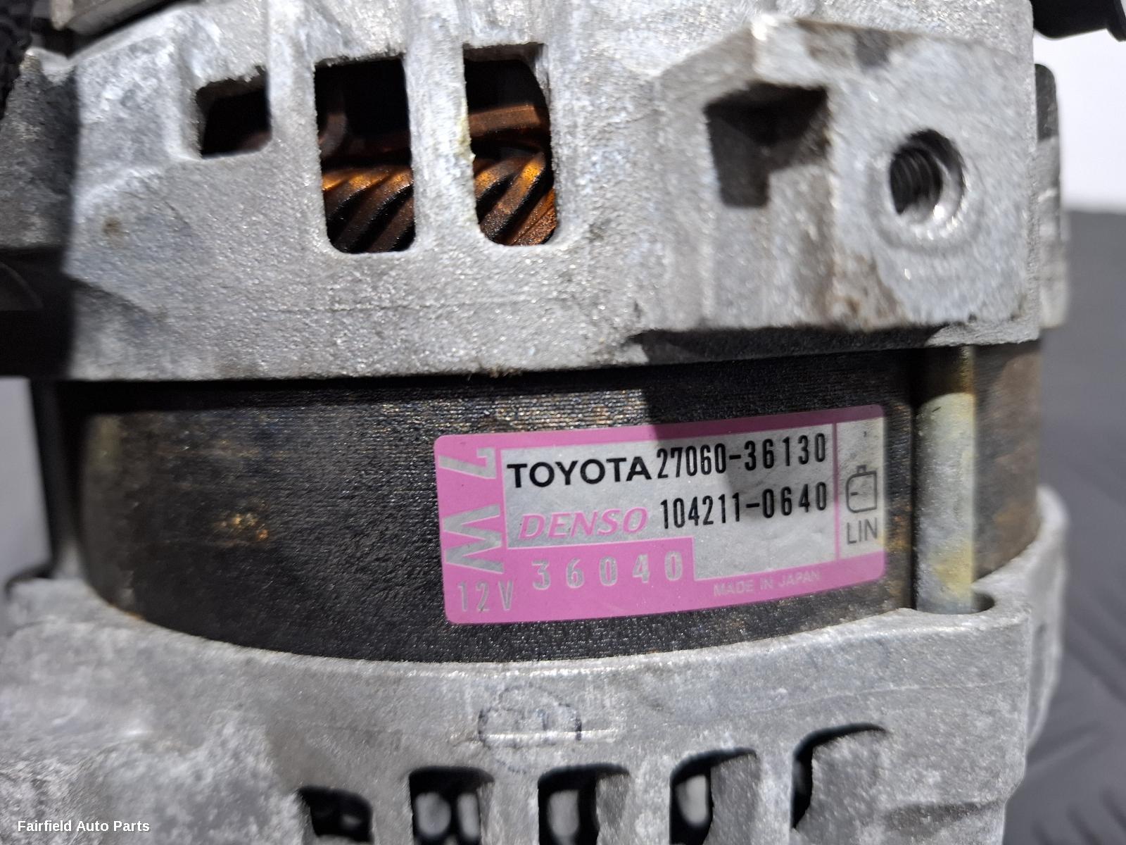 2015-2023 Lexus Is Series Alternator
