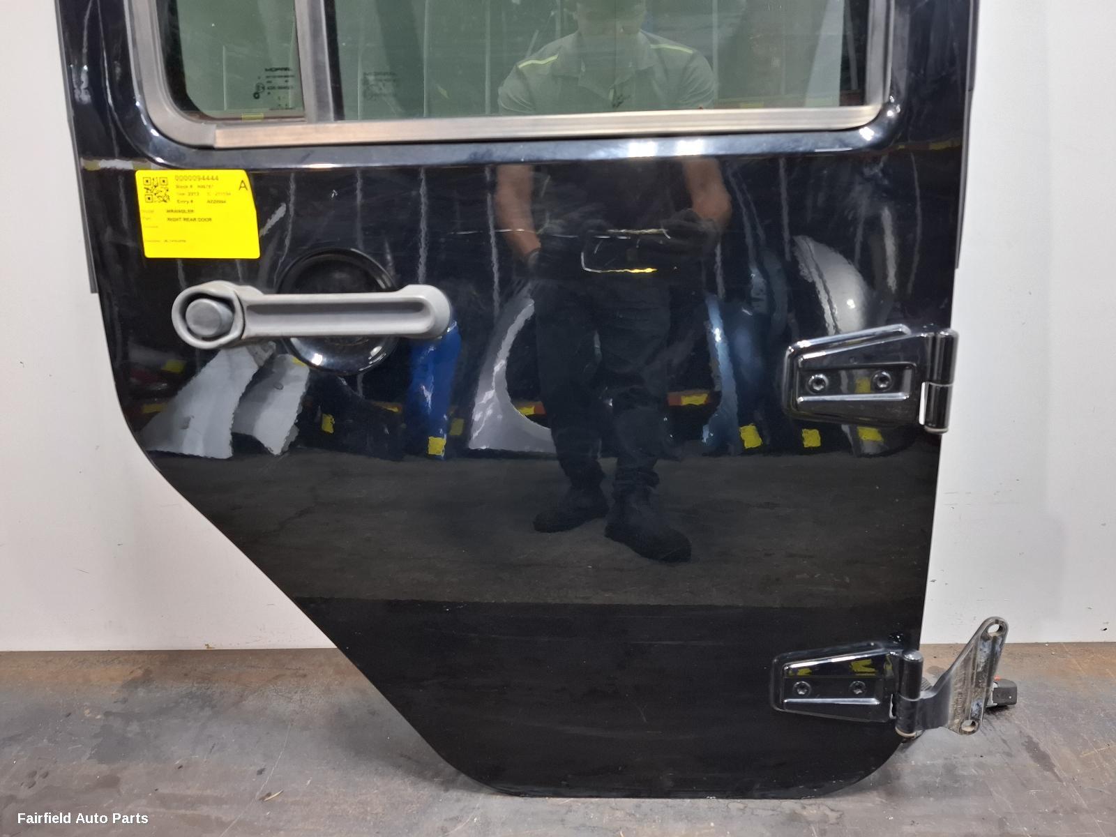 2010-2018 Jeep Wrangler Right Rear Door Sliding