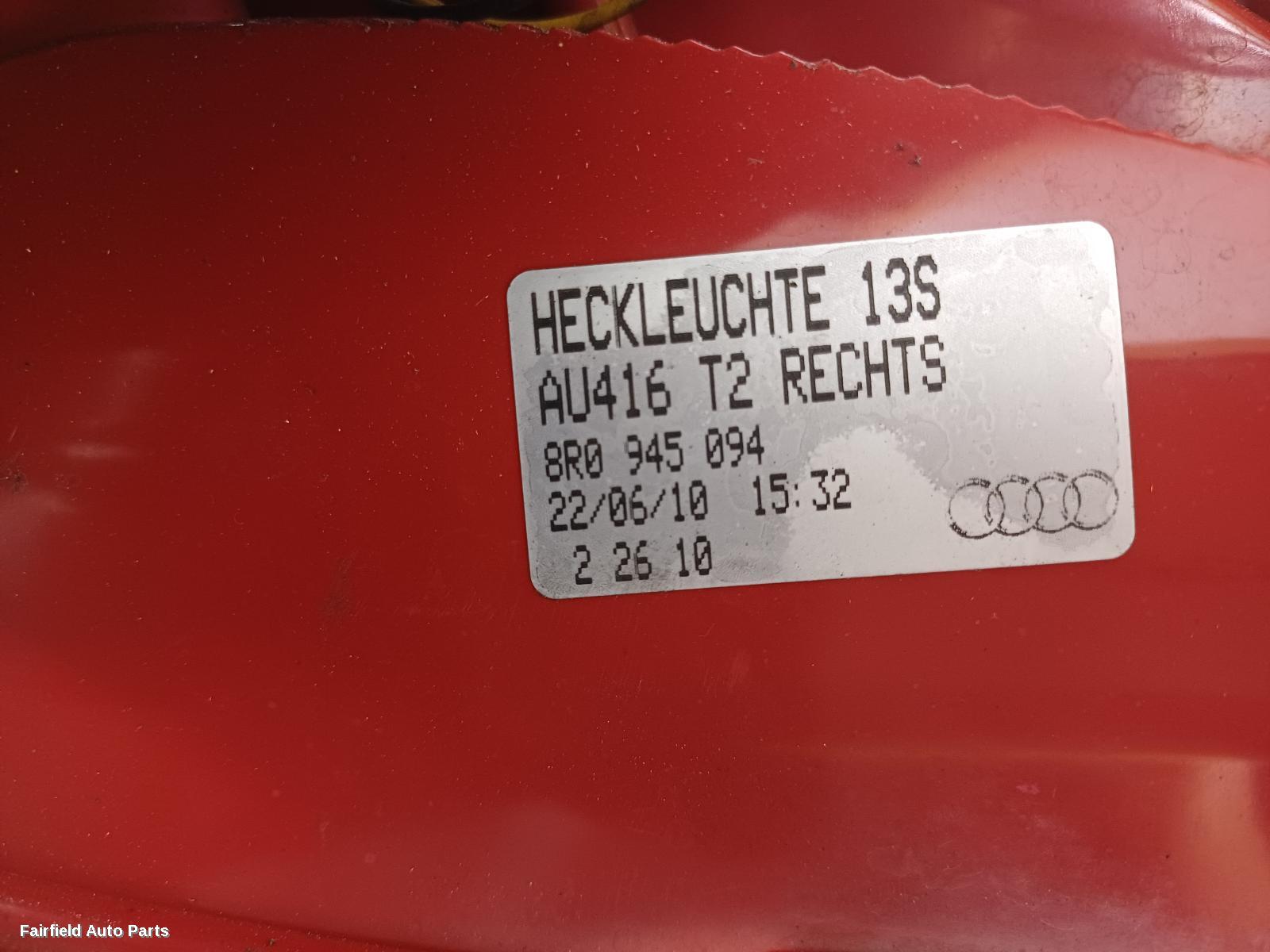 2008-2017 Audi Q5 Right Taillight