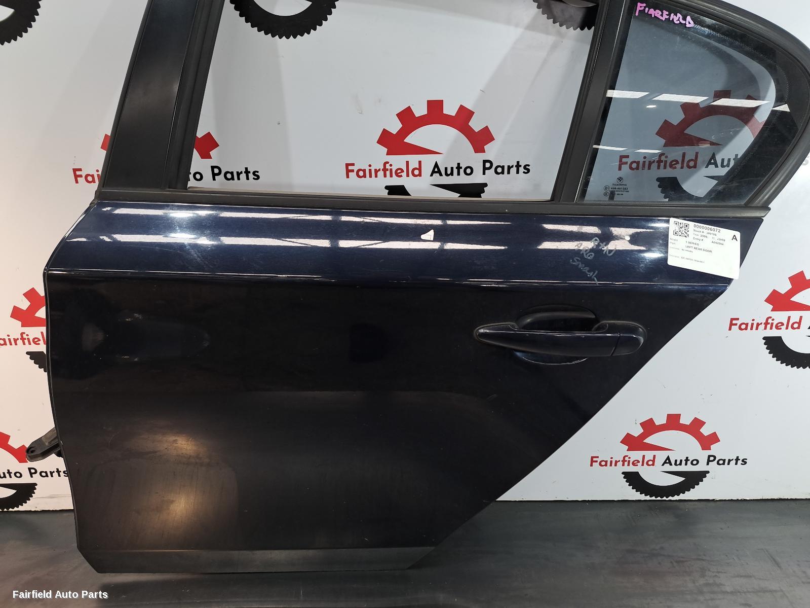 2004-2011 Bmw 1 Series Left Rear Door Sliding