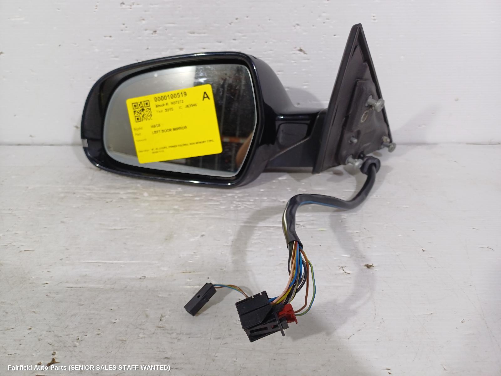 2010 Audi A5 Left Door Mirror