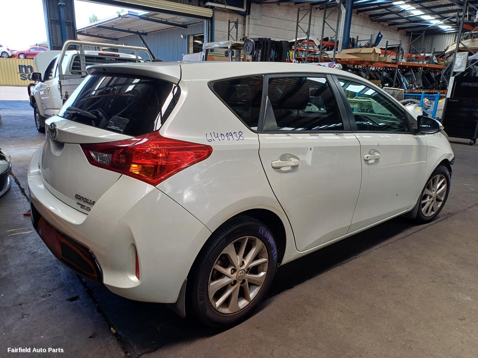 2012 Toyota Corolla Left Taillight