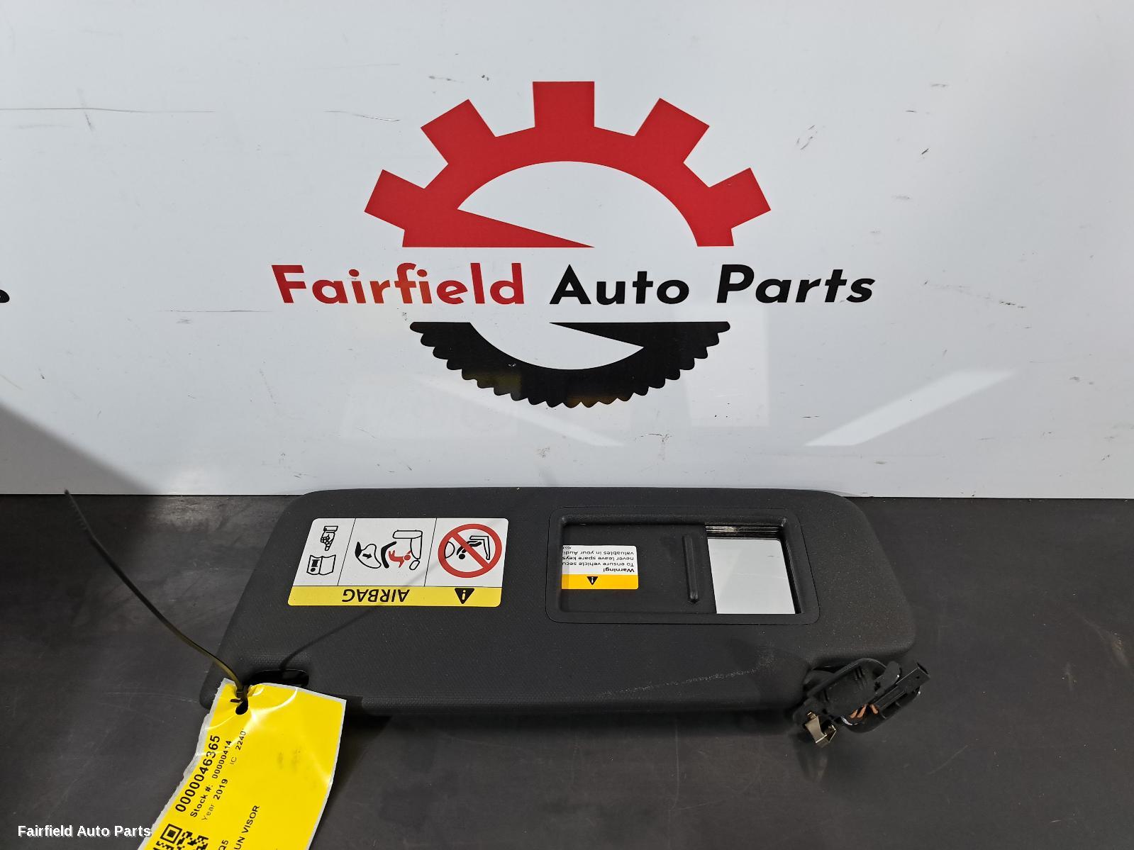 2017-2025 Audi Q5 Sunvisor