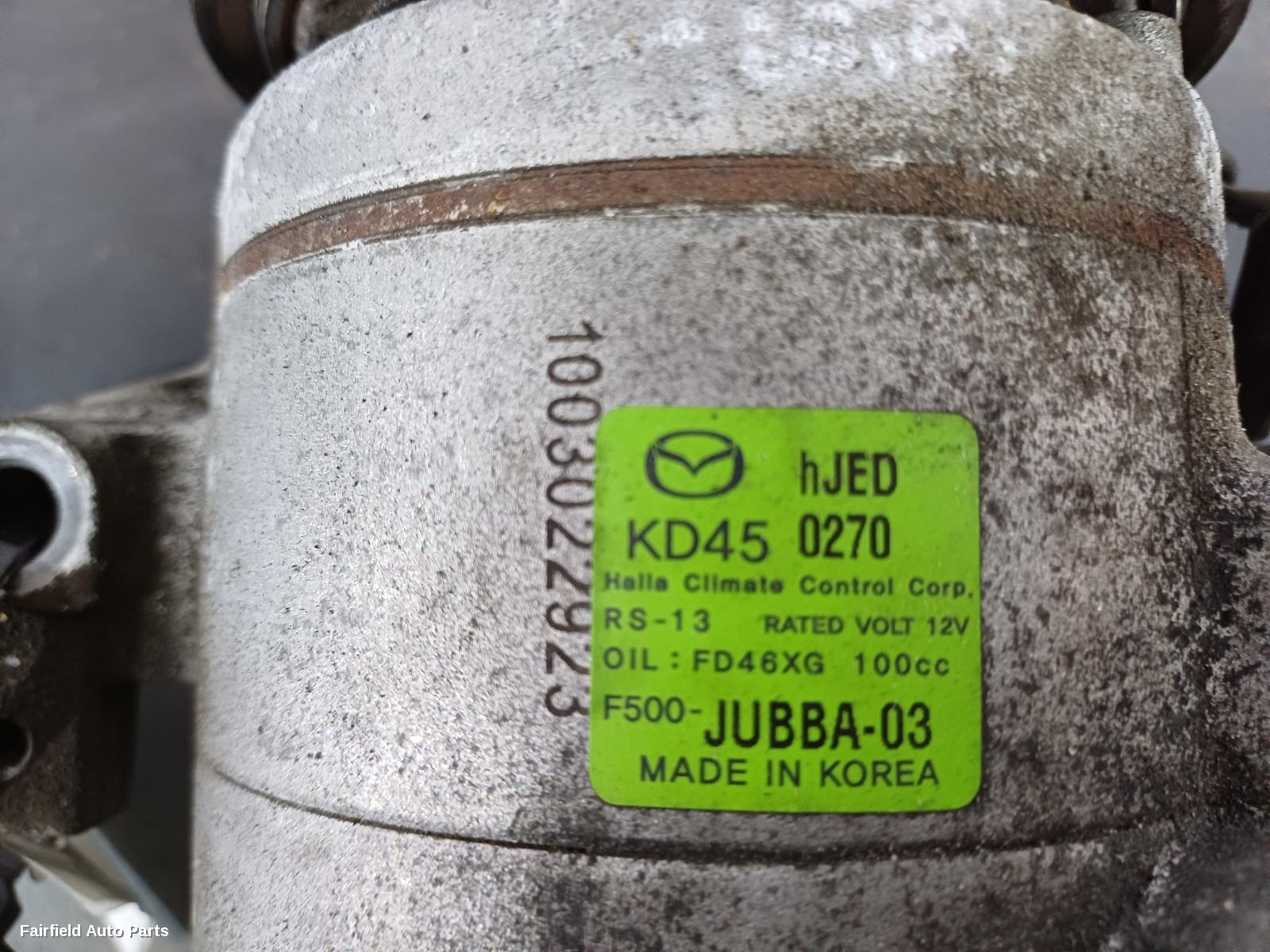 2012-2014 Mazda Cx5 A C Compressor