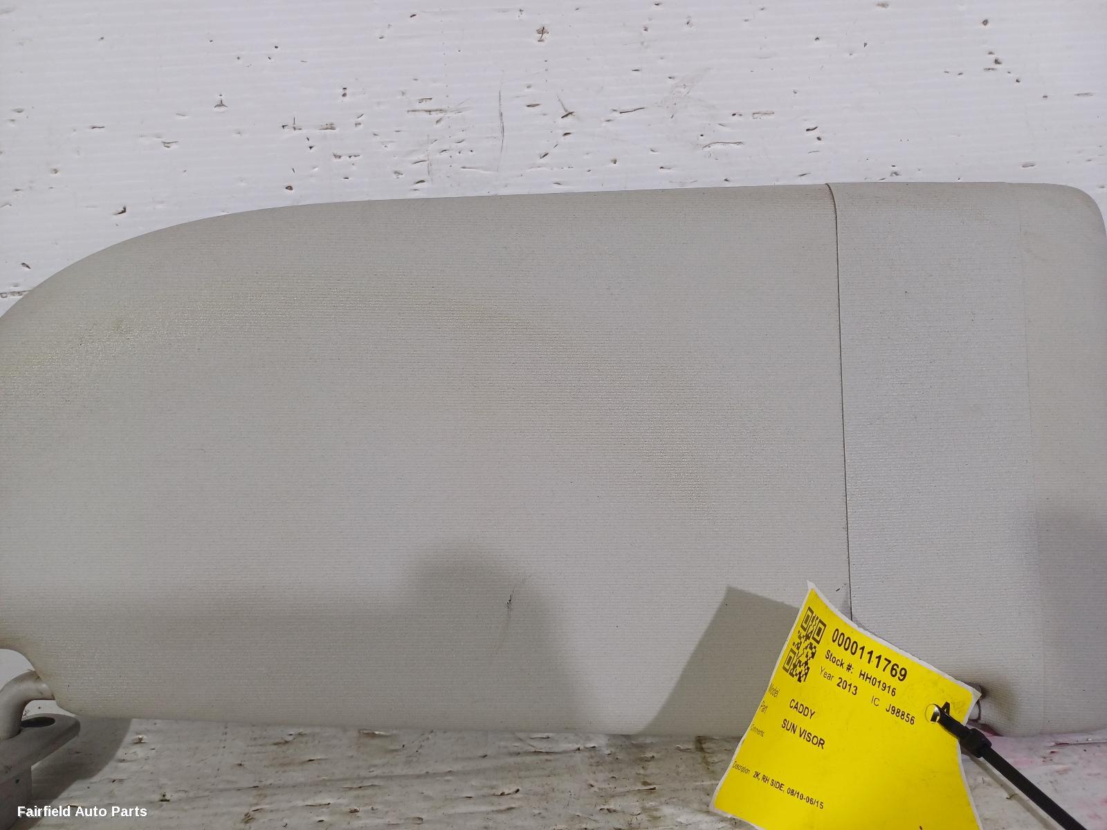 2010-2015 Volkswagen Caddy Sunvisor