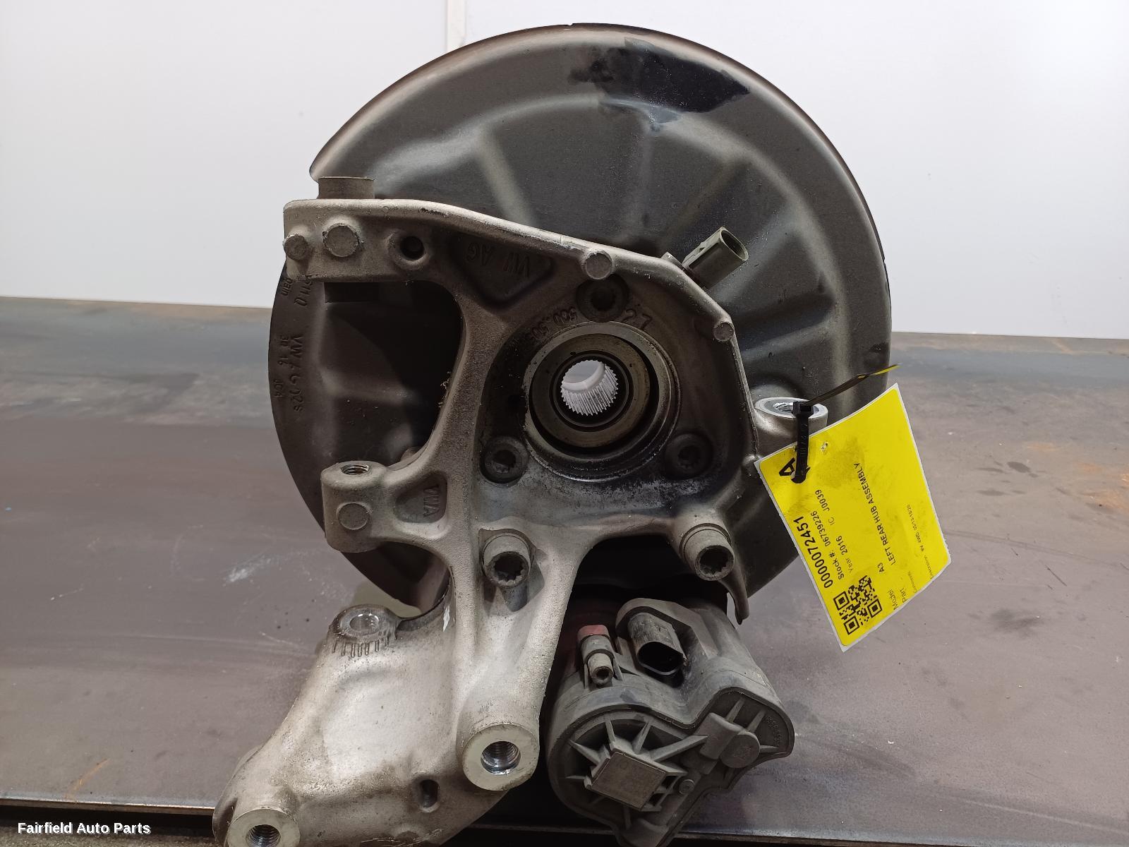 2013-2020 Audi A3 Left Rear Hub Assembly