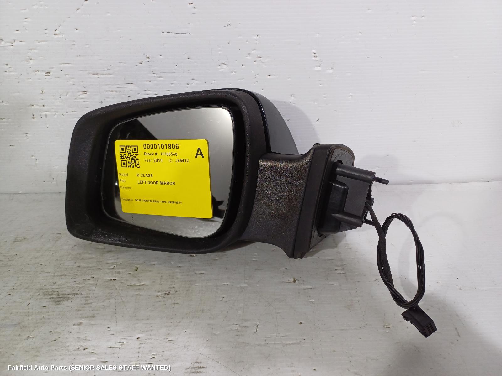 2010 Mercedes B Class Left Door Mirror