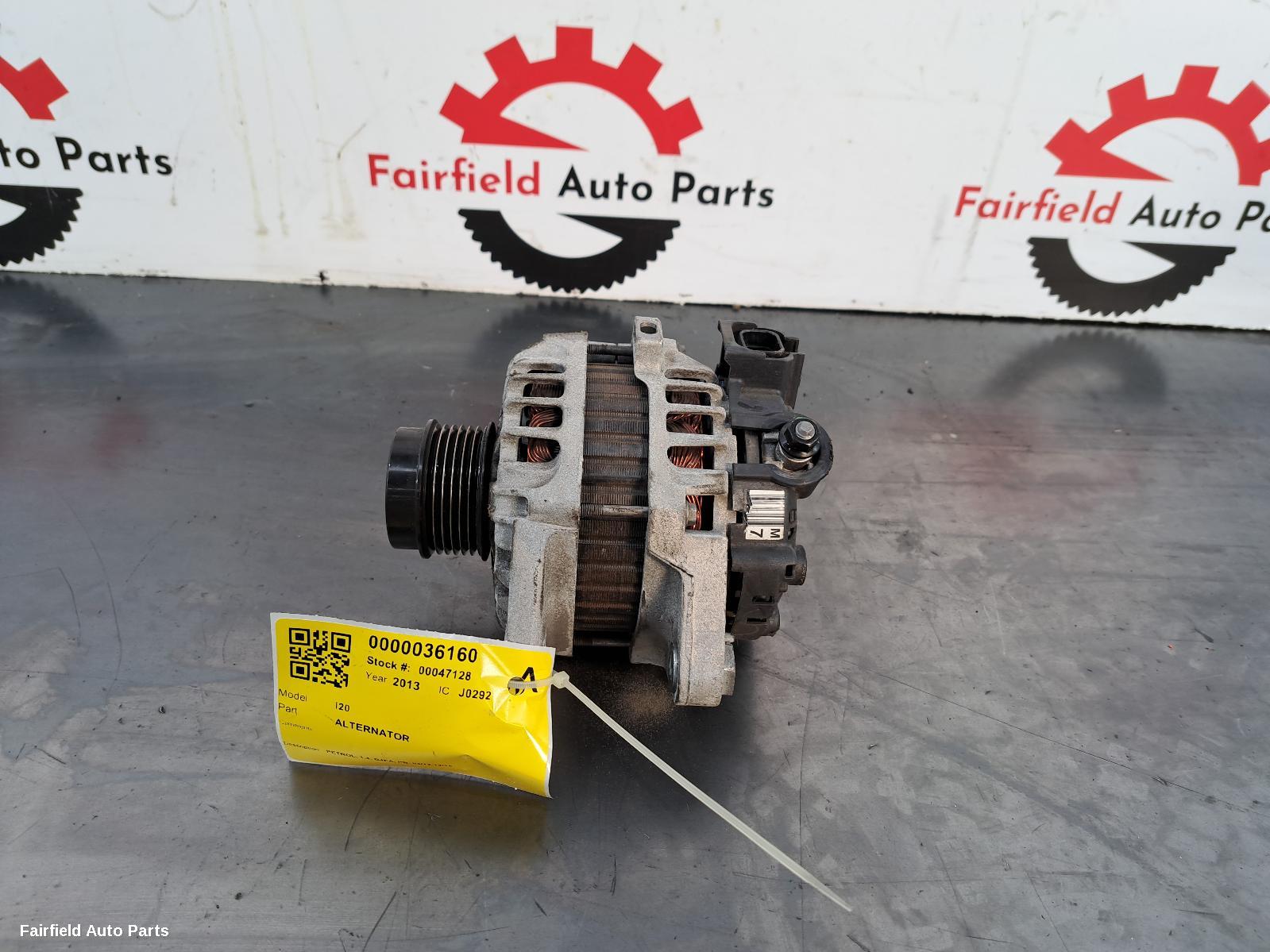 2012-2015 Hyundai I20 Alternator