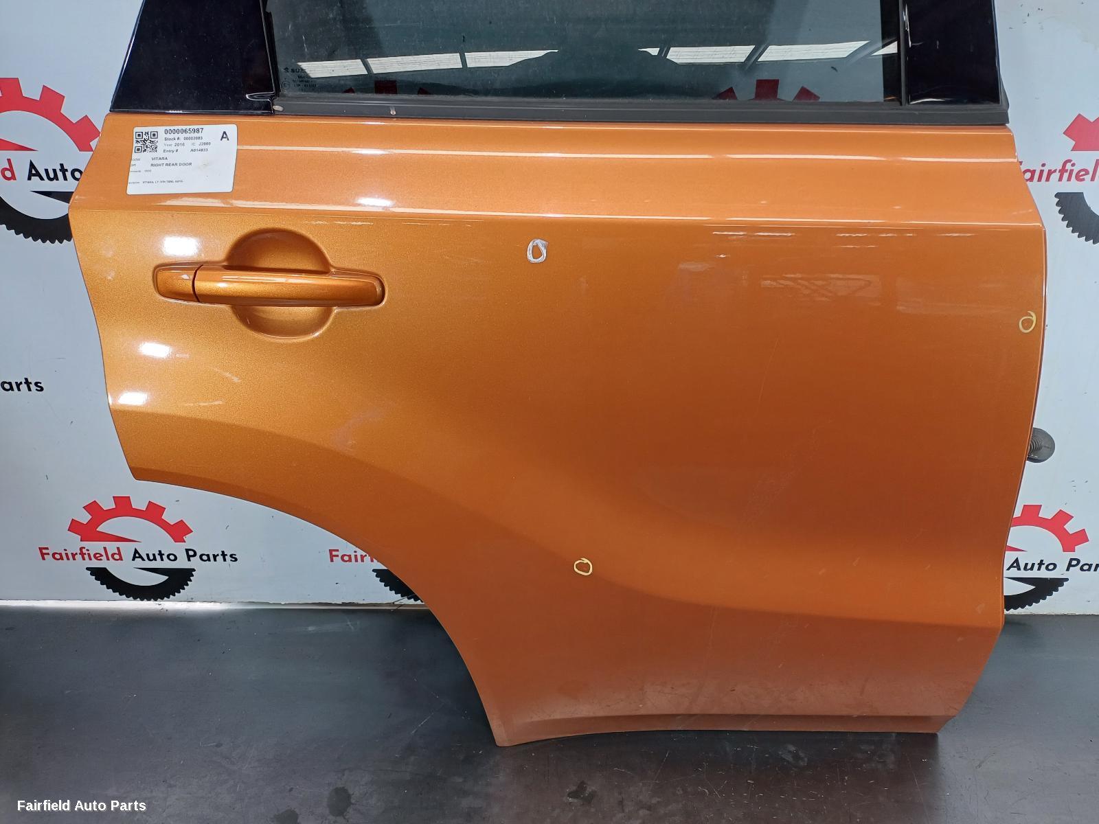 2015-2026 Suzuki Vitara Right Rear Door Sliding