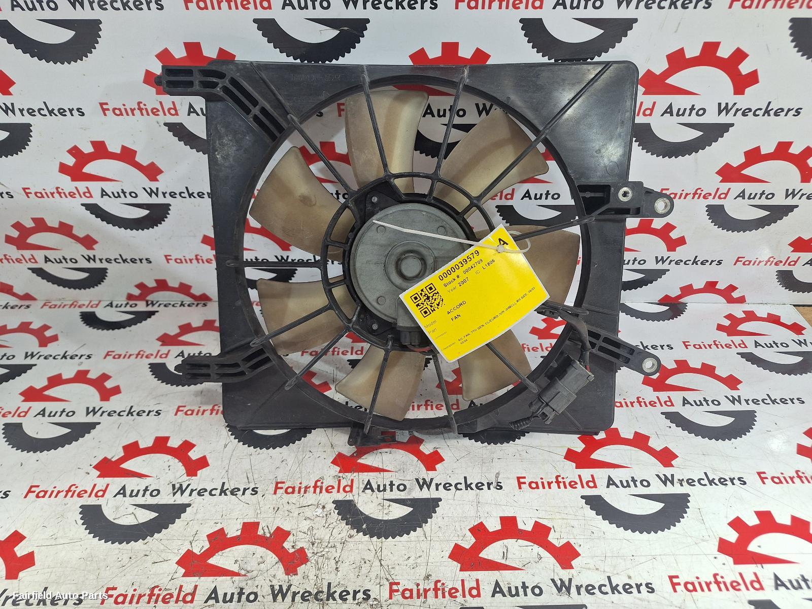 2007 Honda Accord Fan