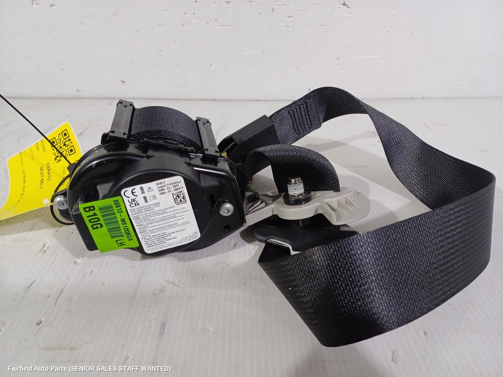 2024 Kia Cerato Seatbelt Stalk