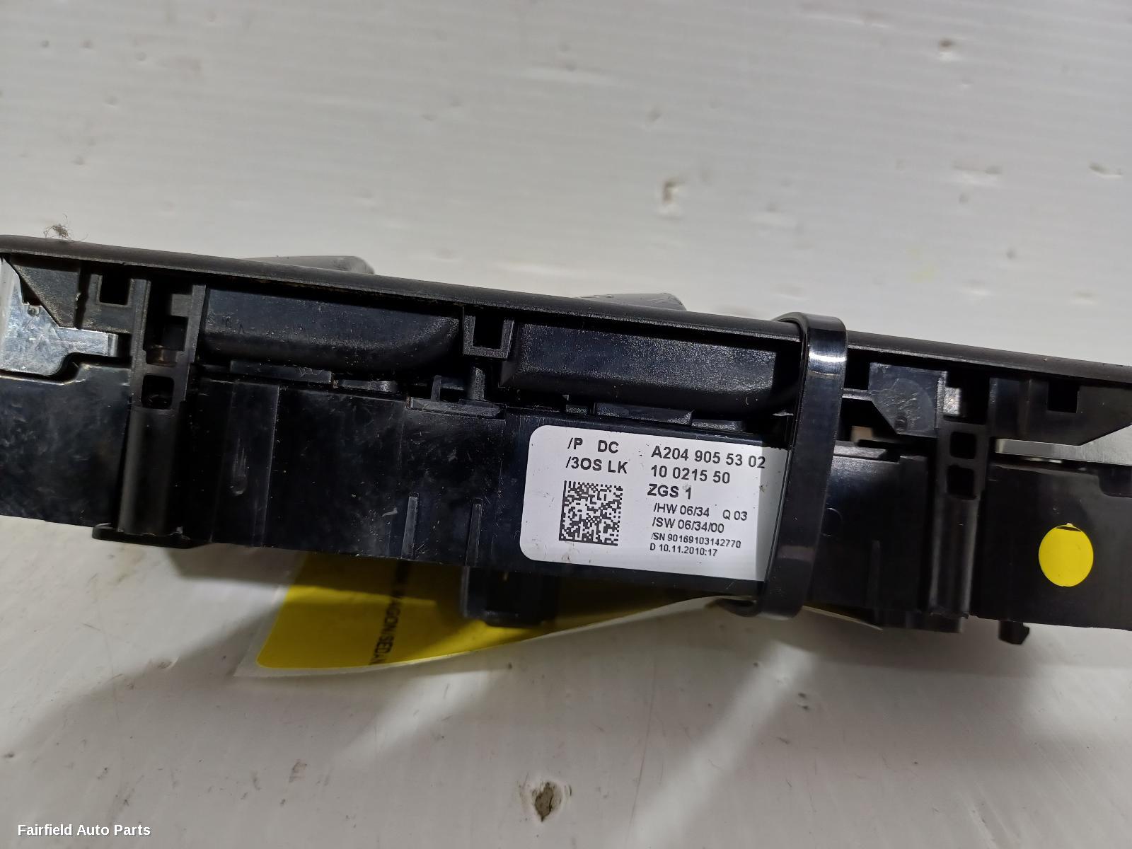 2011-2014 Mercedes C Class Pwr Dr Wind Switch