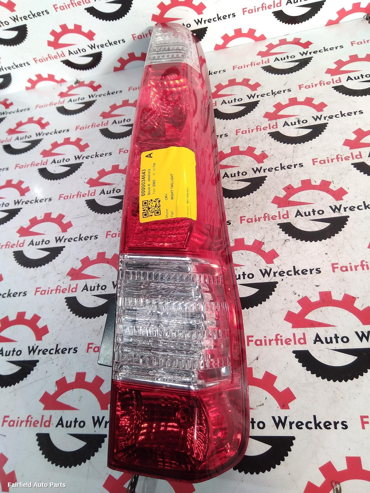 2005 Honda Crv Right Taillight