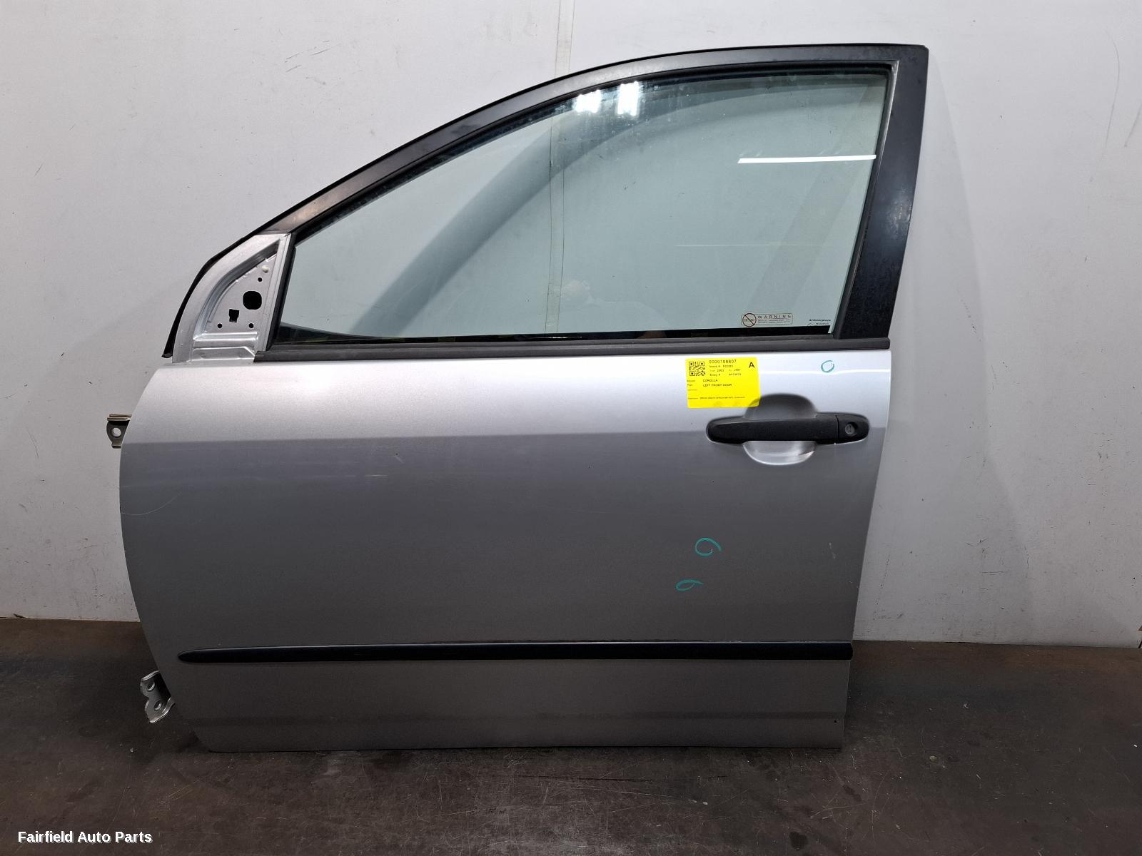 2003-2007 Toyota Corolla Left Front Door