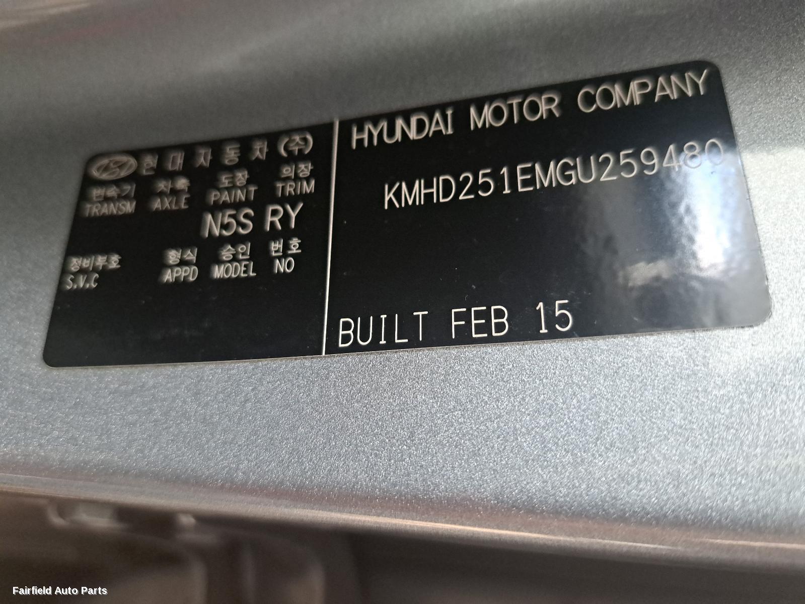 2015 Hyundai I30 Starter