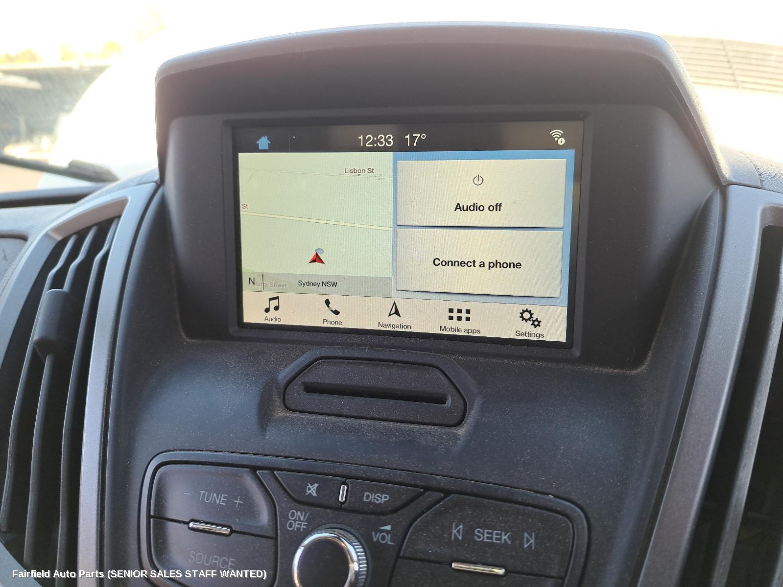 2019 Ford Transit Radio Cd Dvd Sat Tv