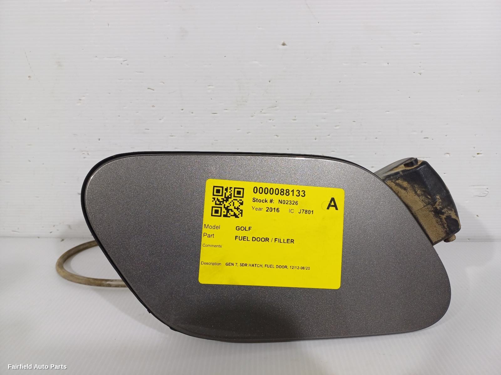 2012-2020 Volkswagen Golf Fuel Door Filler