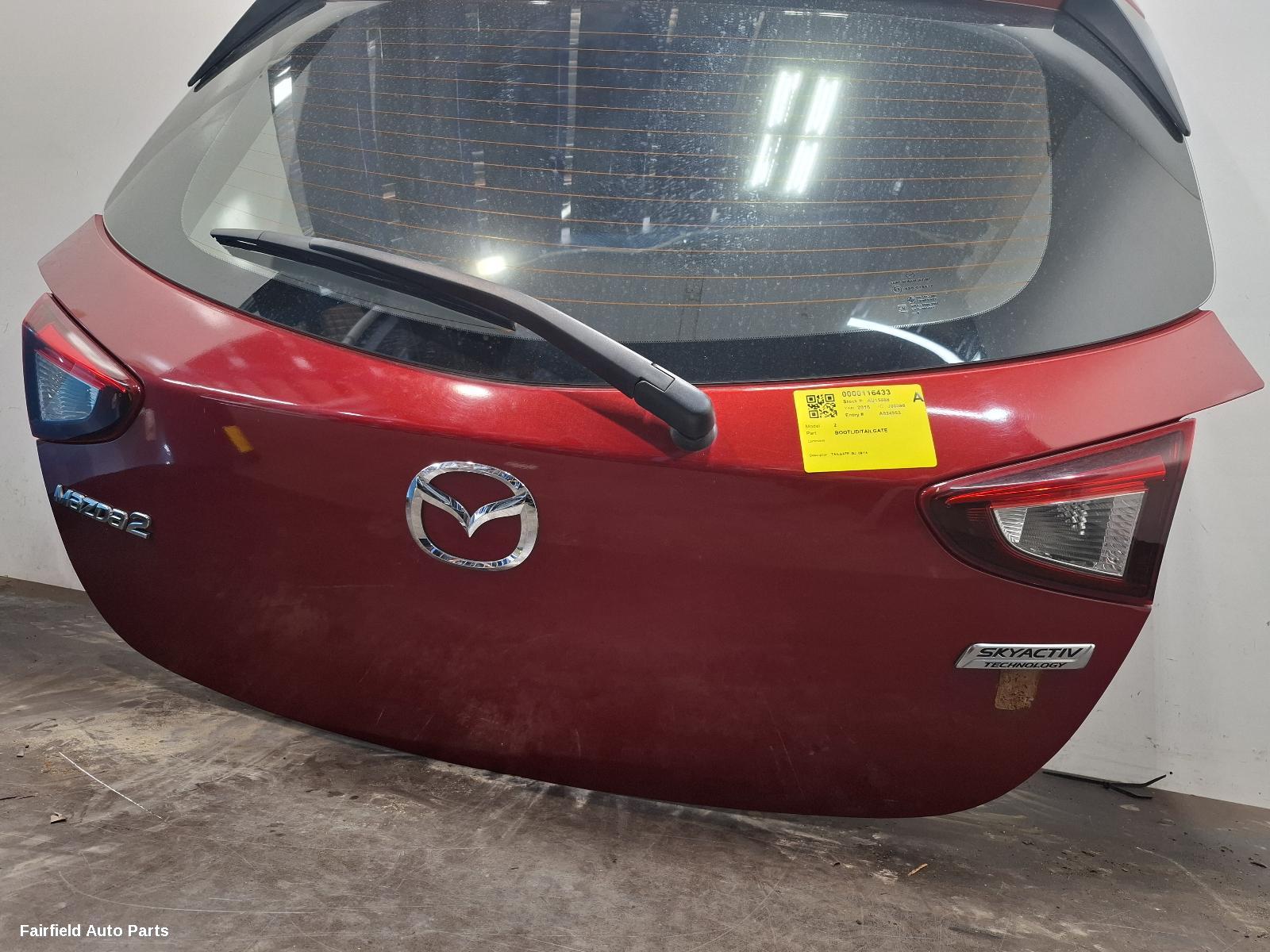 2014-2025 Mazda 2 Bootlid Tailgate