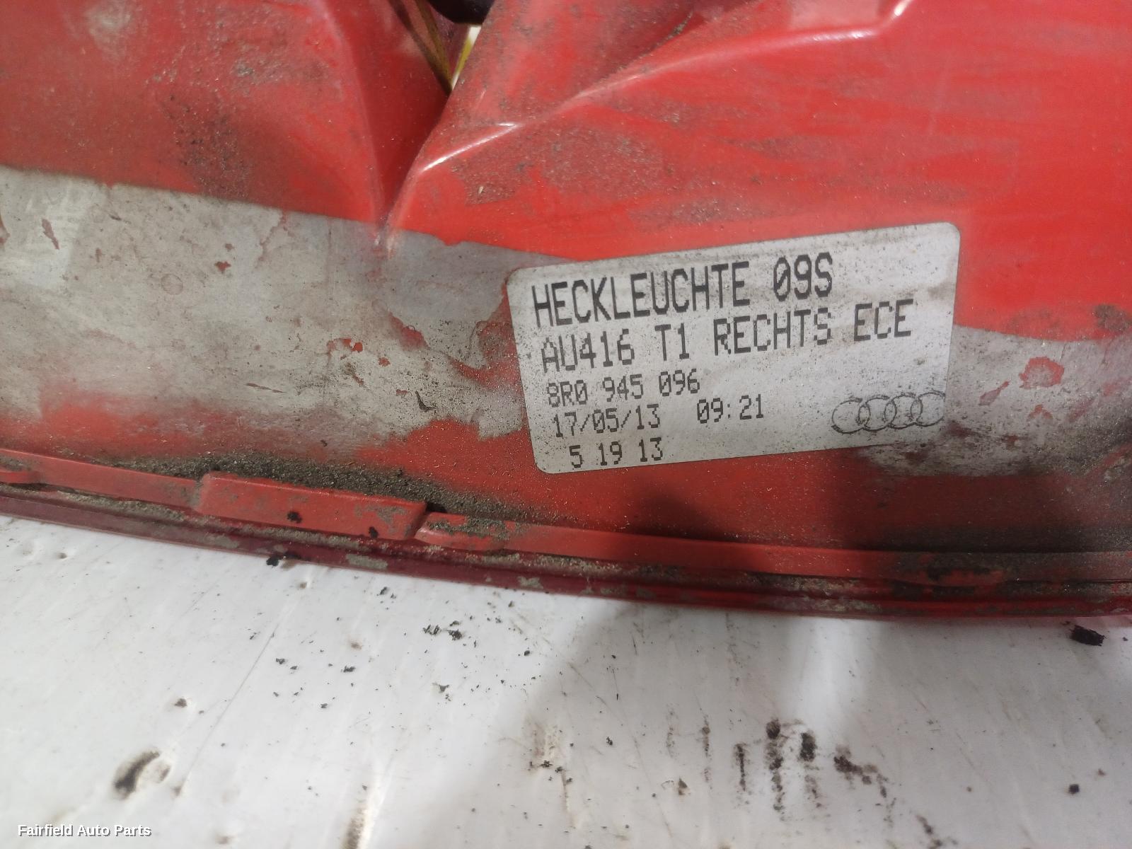 2008-2017 Audi Q5 Right Taillight