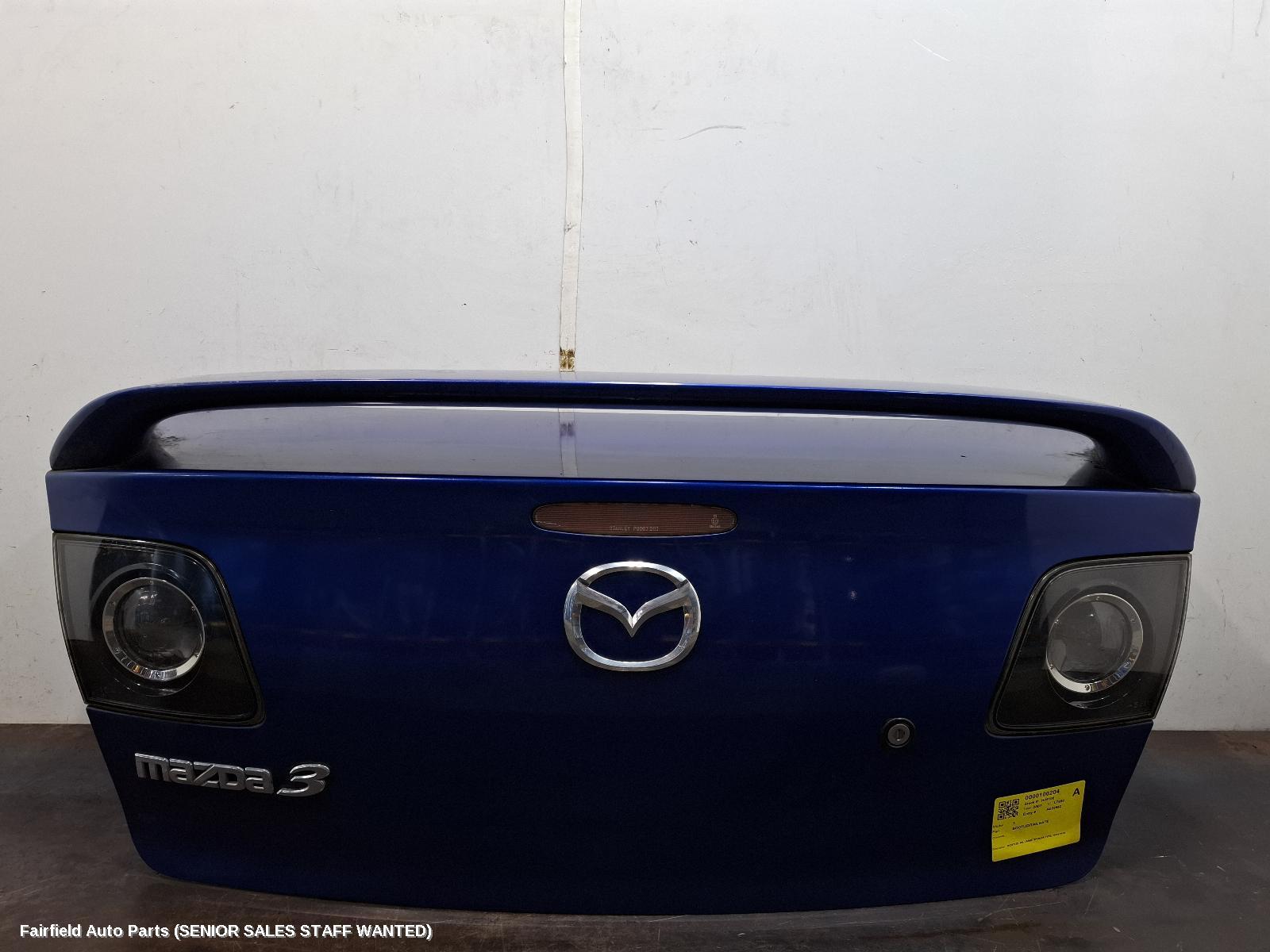 2007 Mazda 3 Bootlid Tailgate