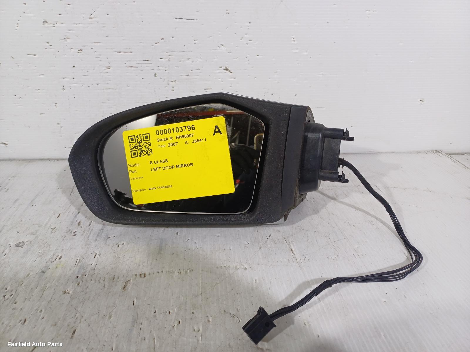2007 Mercedes B Class Left Door Mirror