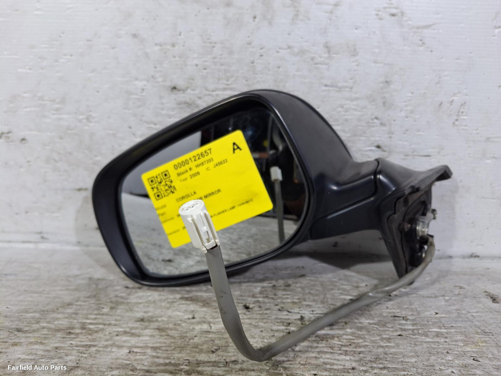 2009-2012 Toyota Corolla Left Door Mirror