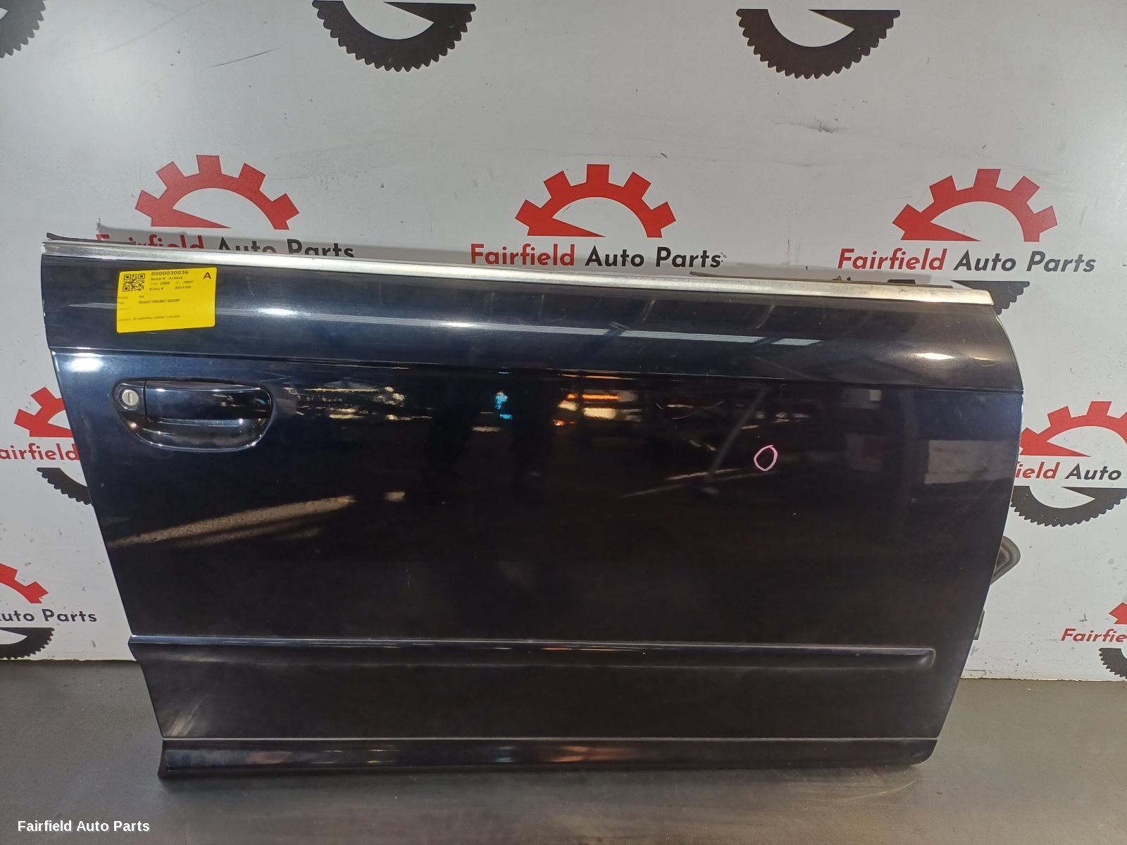 2004-2008 Audi A4 Right Front Door
