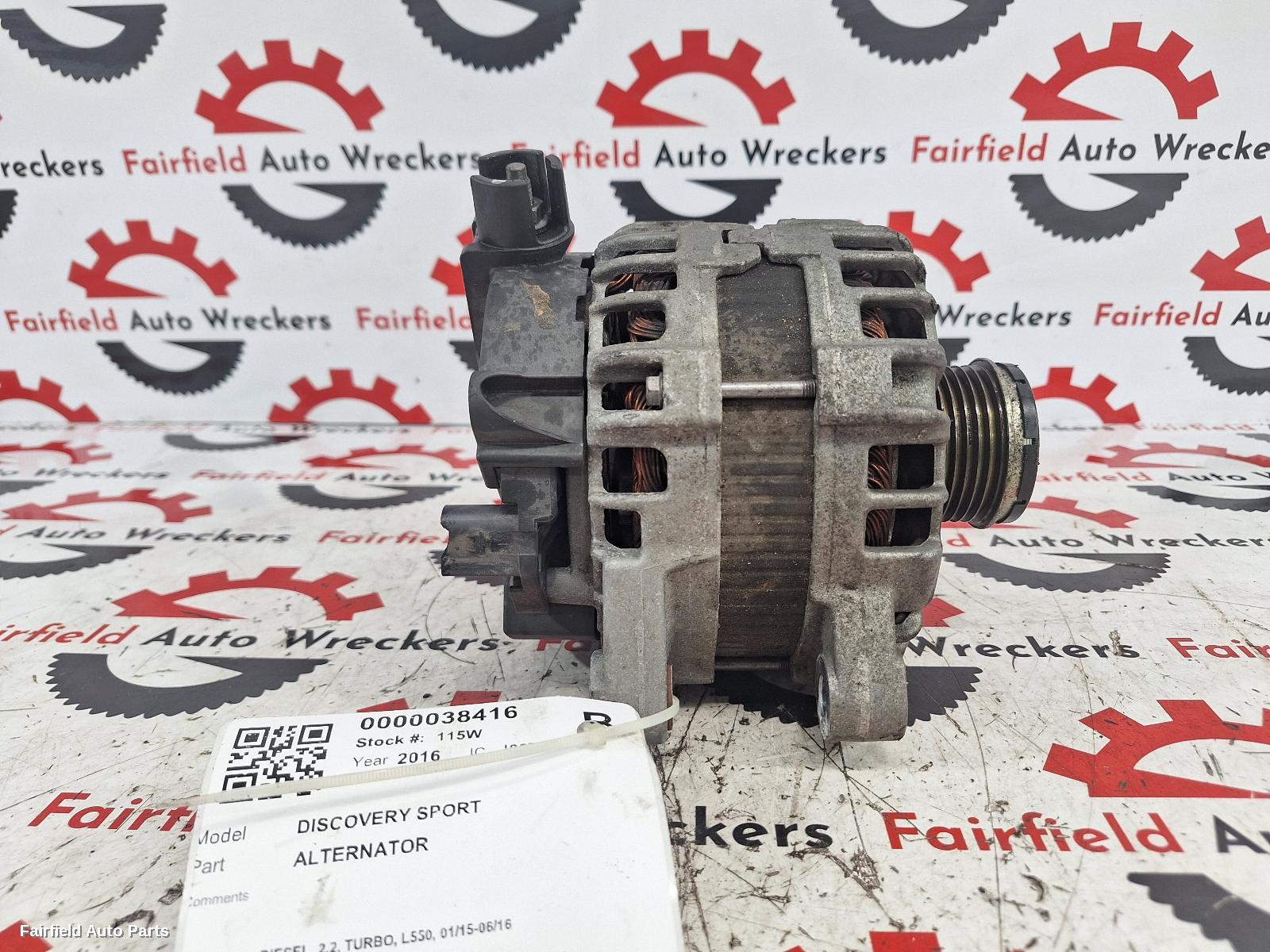 2015-2016 Land Rover Discovery Sport Alternator