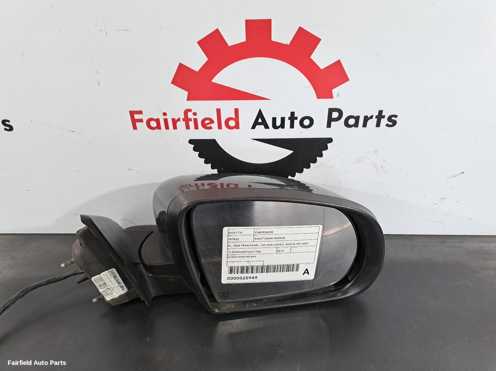 2014-2018 Jeep Cherokee Right Door Mirror