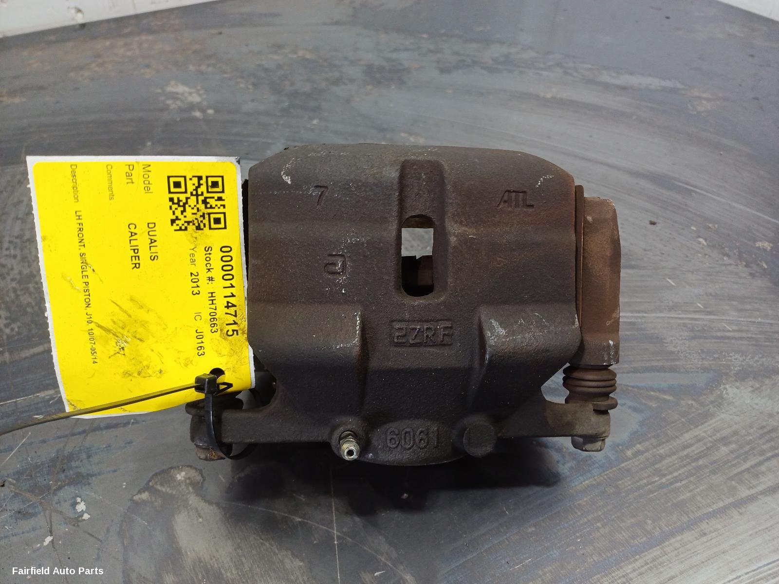 2007-2014 Nissan Dualis Caliper