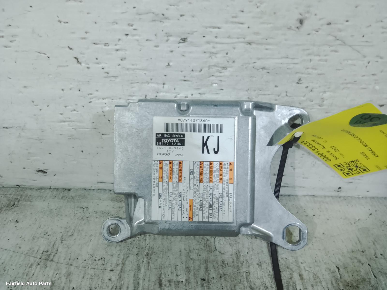 2020-2025 Toyota Yaris Airbag Module Sensor